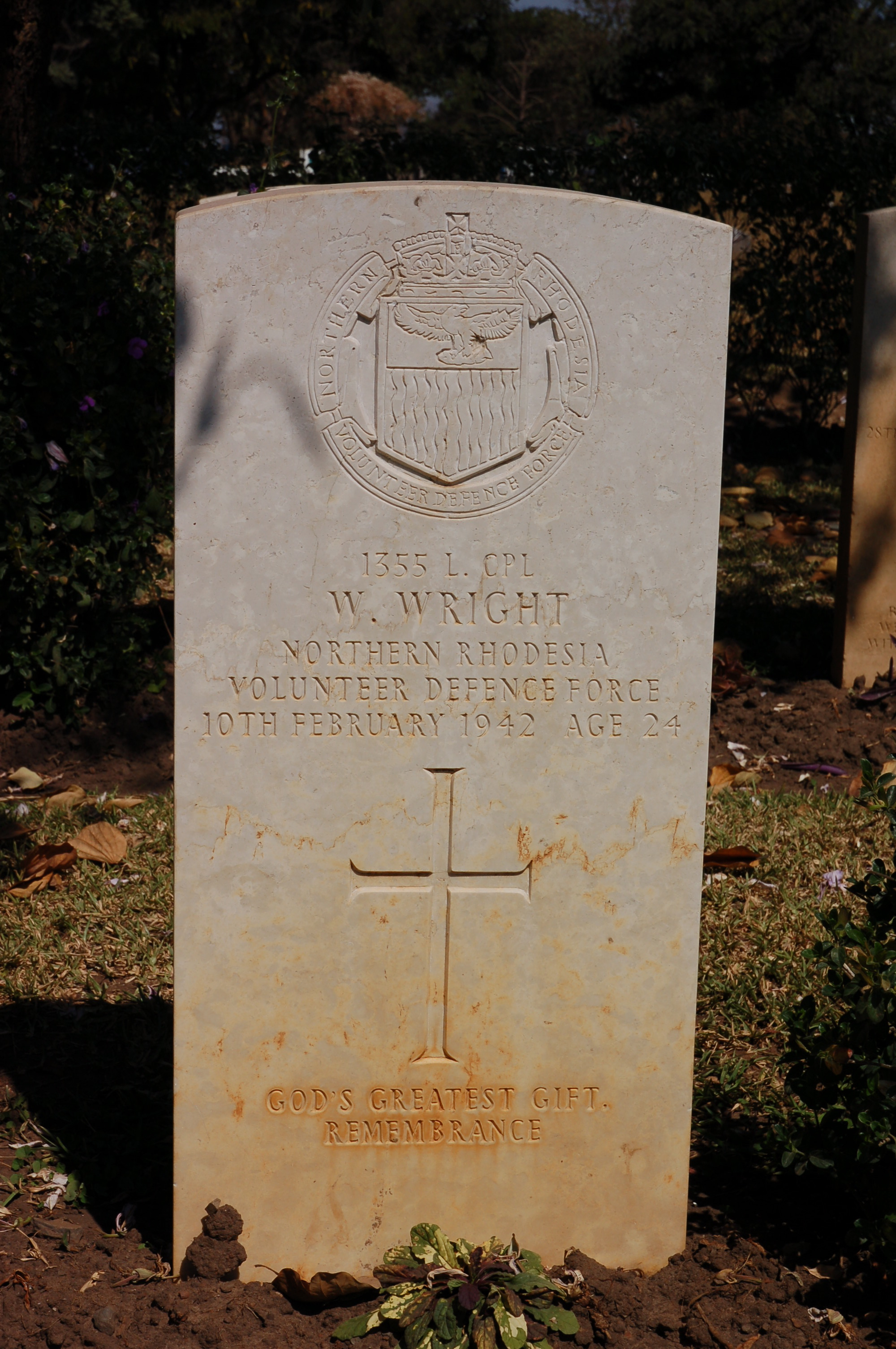 Photo from /search/photos/Zambia/Ndola (Kansenshi) Cemetery/NDOLA (KANSENSHI) CEMETERY_WRIGHT_W.jpg